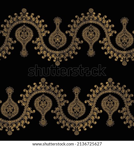 Vector damask seamless pattern background. classical luxury old fashioned damask ornament, royal victorian seamless texture for wallpapers, textile, wrapping. exquisite floral baroque template