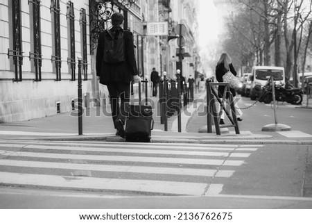 street photography in Paris, France. photo during the day.
