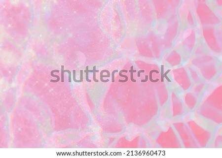 Sparkling iridescent holographic pink background  Royalty-Free Stock Photo #2136960473
