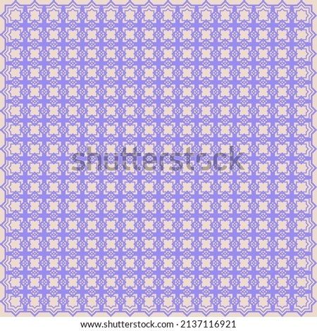 Islamic Pattern Youthful Lilac Color Background