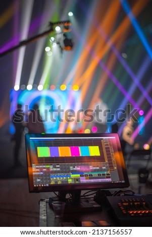 mobile professional TV studio with the ability to broadcast live on the Internet Royalty-Free Stock Photo #2137156557