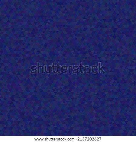 Dark blue background with geometric shapes.