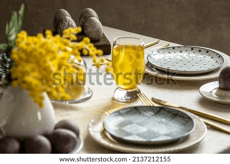  Eastern table for three persons