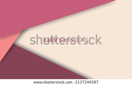 Simple blank beige background for business Free Vector