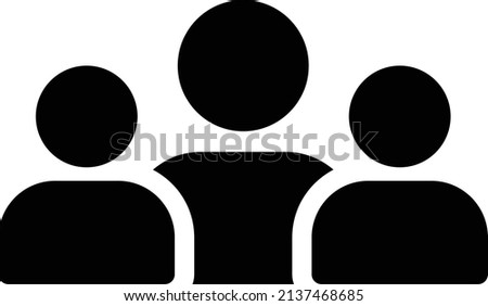 group Vector illustration on a transparent background. Premium quality symbols. Glyphs  vector icon for concept and graphic design. Royalty-Free Stock Photo #2137468685
