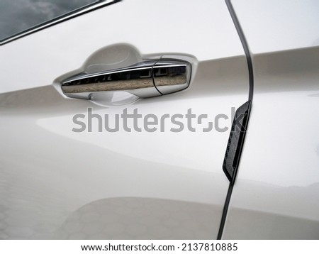 Car Door Edge Guard. To Protect Car Door Edge From Scratch Royalty-Free Stock Photo #2137810885