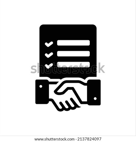 Vector black icon for tender Royalty-Free Stock Photo #2137824097