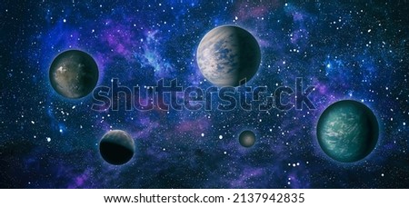 High quality space background. explosion supernova. Bright Star Nebula. Distant galaxy. Abstract image. Elements of this image furnished by NASA.