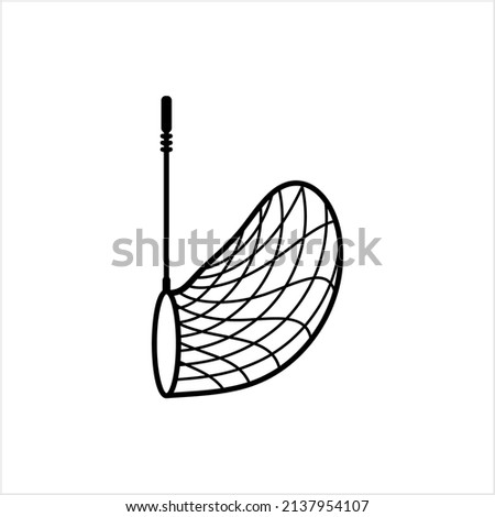 Fishing Net Icon Vector Art Illustration