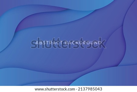 Abstract dynamic fluid modern colorful gradient blue curve background