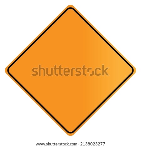 Exclamation mark vector icon. Warning and caution yellow triangle sign. Danger and error logo symbol. Application and web interface image. Clip-art silhouette.