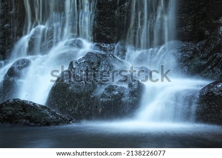Close-up of the rock at the waterfalls Istrampu de Sos Molinos,Bonarcado,Oristano,Sardinia