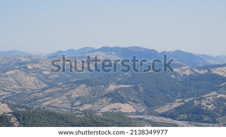 Mountain nature panorama in Dolomites Alps