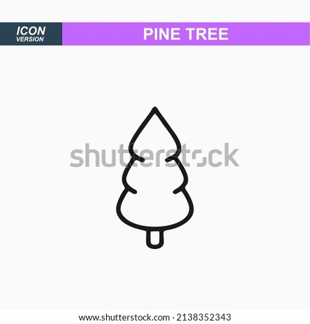 tree icon or logo isolated sign symbol vector illustration