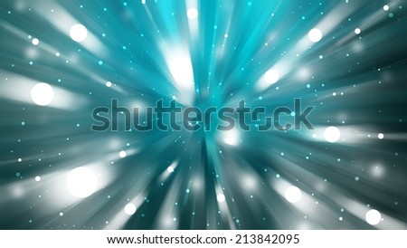 abstract background. explosion of blue lights background. star e