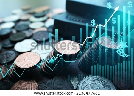 Tech Stocks Soaring From Good News And Earning Reports  Royalty-Free Stock Photo #2138479681