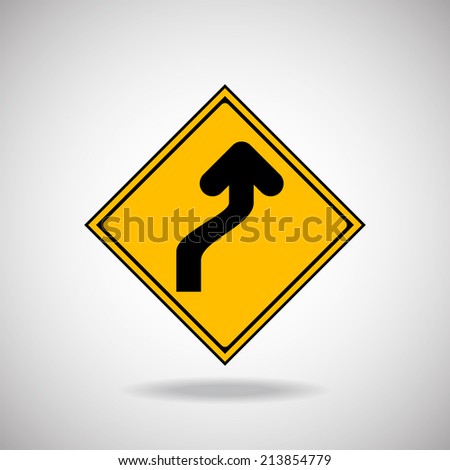 Caution Sign Road