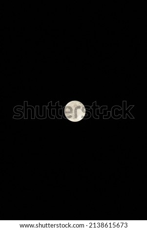 A Full moon picture in Punam night