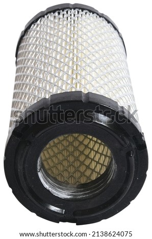 cylindrical air filter for motorcycles and quads utv . High quality photo