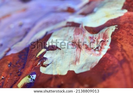 abstract painted texture with random color spots and smears