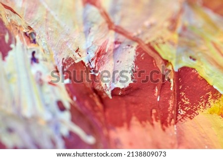abstract painted texture with random color spots and smears