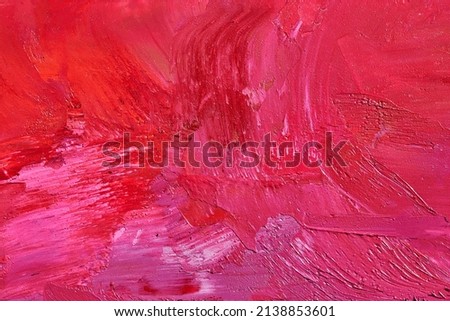 Oil texture imitation - pink, orange, red and teal background Royalty-Free Stock Photo #2138853601