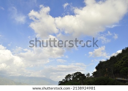 Clouds in the summer sky
