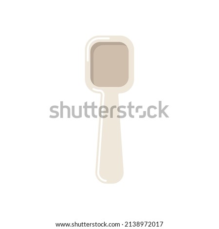 Ice cream spoon icon. Vector illustration.