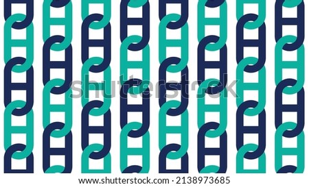 Seamless abstract chain pattern. Vector Illustration.