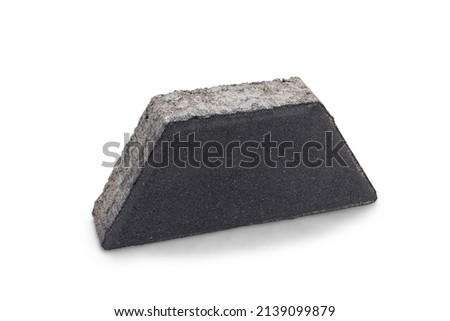 A stone made of cement, shaped like a square, in a variety of colors. It is used in paving factory floors, roads and corridors. It bears high weights