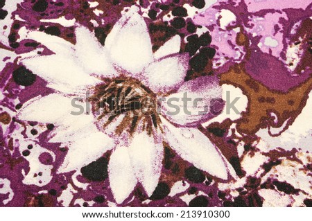 flower patterned fabric