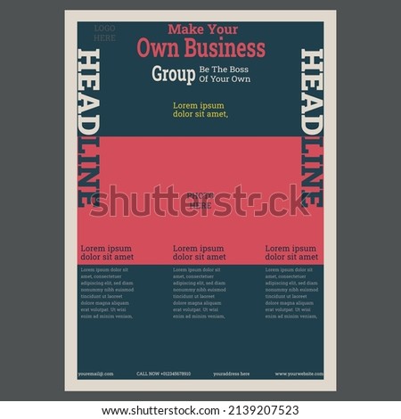 Business promotional Flyer and template 