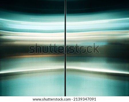 Stainless steel, closed metal door detail, interior, chrome elevator with closed doors, business center elevator doors, metal doors, chrome gradient, brushed metal texture, closed doors , stainless st