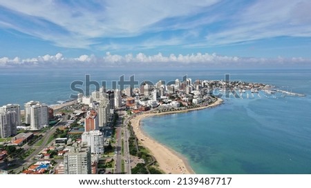 Paniramic view of Punta del Este in Uruguay. March, 2022 Royalty-Free Stock Photo #2139487717