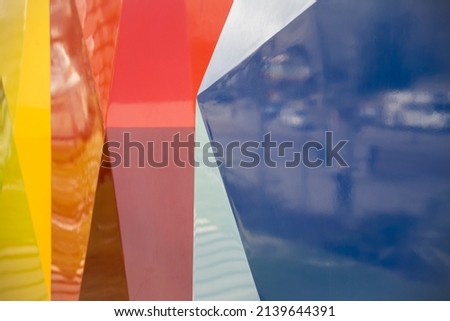 Color abstract background with reflections
