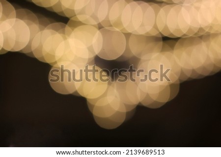 Beautiful bokeh lights and circles happily bouncing around in a fun and festive way.