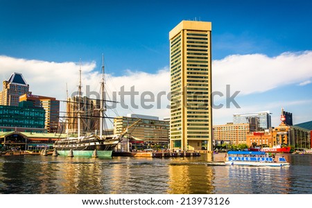 The Inner Harbor, Baltimore, Maryland.