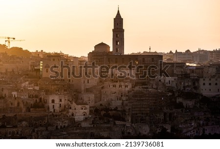 City of Matera Italy at sunset - travel photography
