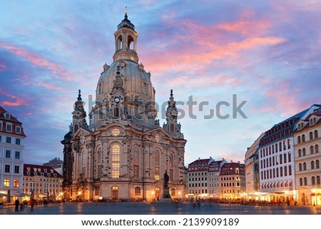 Ancient city of Dresden, Germany Royalty-Free Stock Photo #2139909189