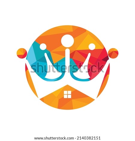Home king vector logo design. Creative home and crown vector logo design concept.	