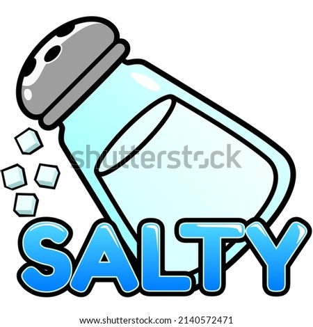 Salty Twitch Emote Vector Illustration Royalty-Free Stock Photo #2140572471