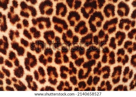 fake leopard fur print background