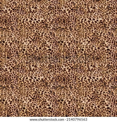 Leopard seamless fur texture pattern, natural surface background for fashion luxury exotic design. Wildlife jungle decorative print material.