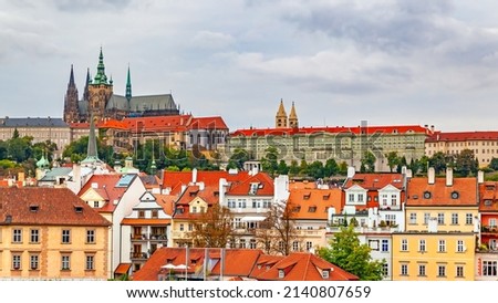 Panoramic view of Prague, Czechia