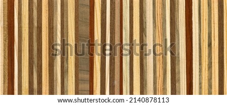 Wooden marquetry, patterns created from the combination of different woods, wooden floor, parquet, cutting board Royalty-Free Stock Photo #2140878113