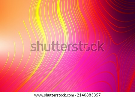 Light Pink, Yellow vector colorful abstract background. Colorful illustration in abstract style with gradient. New design for your business.