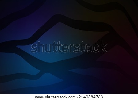 Dark BLUE vector blurred bright pattern. New colored illustration in blur style with gradient. Background for designs.
