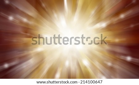 abstract background. explosion of golden lights background. star explosion.