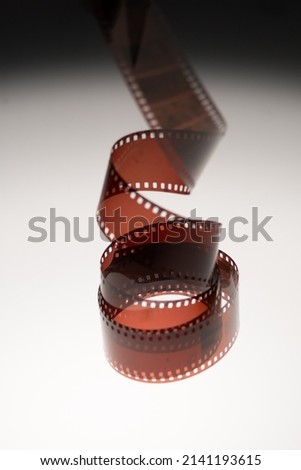 close up of photographic roll