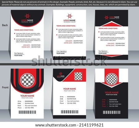 Business ID Card Design Template